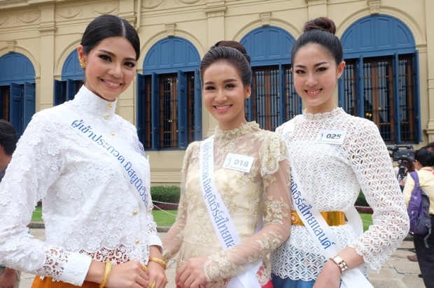 40 สาวงามมิสยูนิเวิร์สไทยแลนด์ 2016 ในชุดไทยร่วมสมัยเลอค่ามากๆ