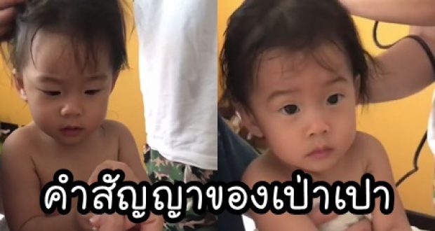 คำสัญญาของ น้องเป่าเปา ที่ให้ป้าและยายก่อนเดินทางไปต่างประเทศ (คลิป)