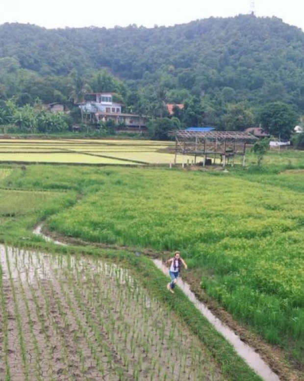 ลูกกตัญญู\"นิว นภัสสร\" ทุ่มทุนซื้อที่นาให้พ่อ บรรยากาศดีสุดๆ