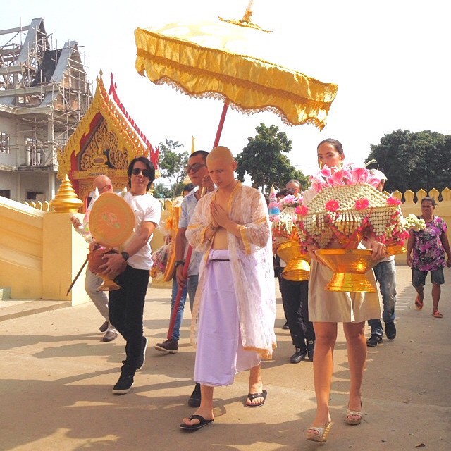 กาย นวพล ลูกอำพล - มาช่า เข้าพิธีอุปสมบท!