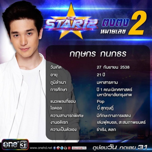 “เดอะสตาร์ 12” ประกาศผล8คนสุดท้าย(มีคลิป)