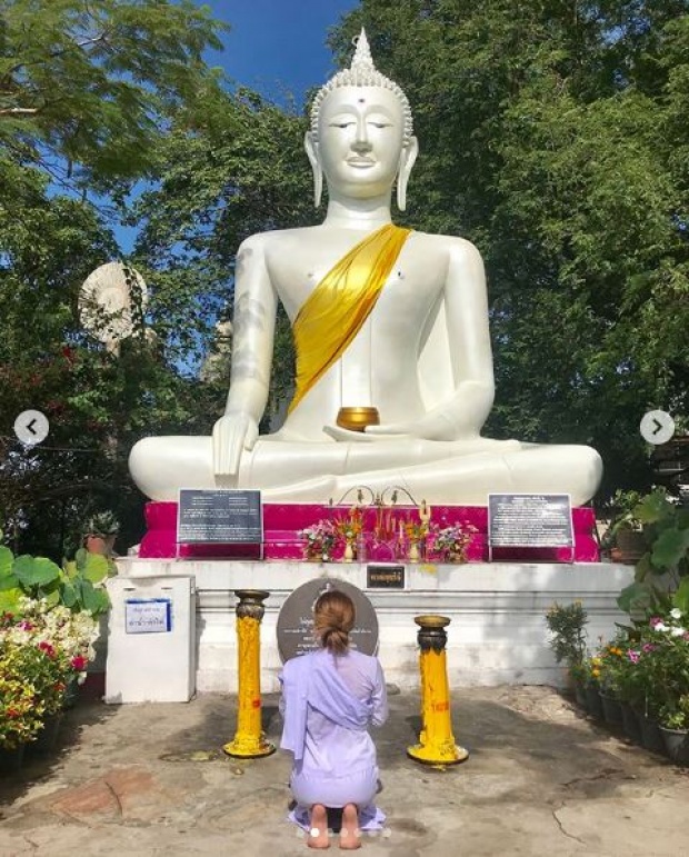 สวยและใจบุญ!! “จ๊ะ อาร์สยาม” เผยจำนวนขนม? ที่ทำเองกับมือ ในสำนักแม่ชีปฎิบัติธรรมเขาพระ (มีคลิป)