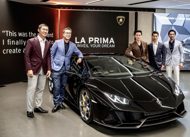 หล่อและรวยมาก น็อต วิศรุต ถอย Lamborghini รุ่นใหม่ คันแรกในไทย!