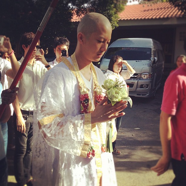 Pic : งานบวช เชน ธนา รับฉายา ธนปัญโญ