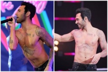 เหมือนเวอร์!!! ดาราคนนี้ แปลงโฉมเป็น  แอดัม เลอวีน Maroon5