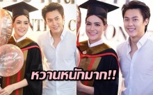 กำลังใจคนสำคัญ!! หมาก ปริญ หอบดอกไม้ช่อโตยินดี คิมเบอร์ลี่ รับปริญญา