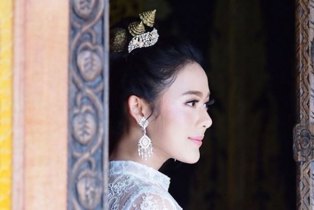 งามอย่างไทยของแท้!! “ทับทิม อัญรินทร์” ขอสวมชุดไทย งานนี้สวยเลอค่าหนักมาก!!