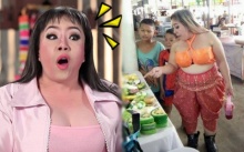 อุต๊ะ!!! เมื่อคุณแม่ “ลีน่าจัง” อนุรักษ์วัฒนธรรมไทย นุ่งตะเบงมาน ตะลุยตลาด!!
