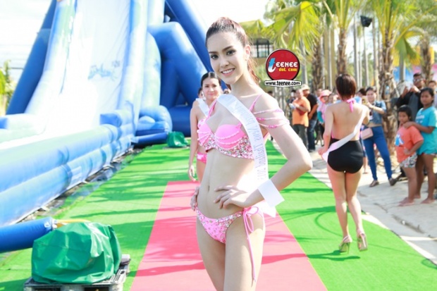  น้ำเพชร สวยสู้แดดแหกกระเจิง เป็นเทรนเนอร์ Miss uncensored news Thailand 2015 