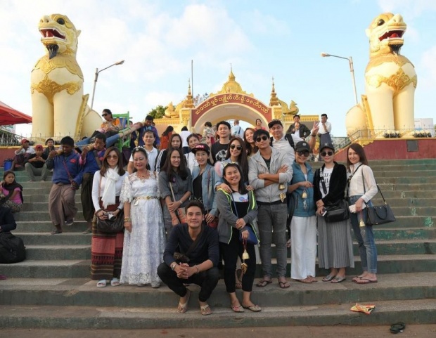 ทริปสุดอบอุ่น!! “ยุ้ย-ธัญญ์” ควงกันทำบุญถึงประเทศพม่า