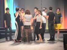 Pic : เบื้องหลังเหล่าซุปตาร์ ซ้อมเดินแบบงาน F&F