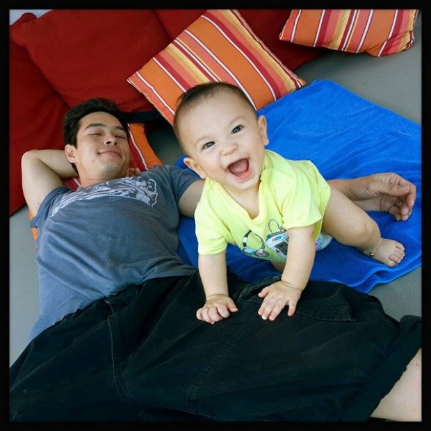 Hot!! รวมภาพลูกชายกับคุณพ่อปีเตอร์  