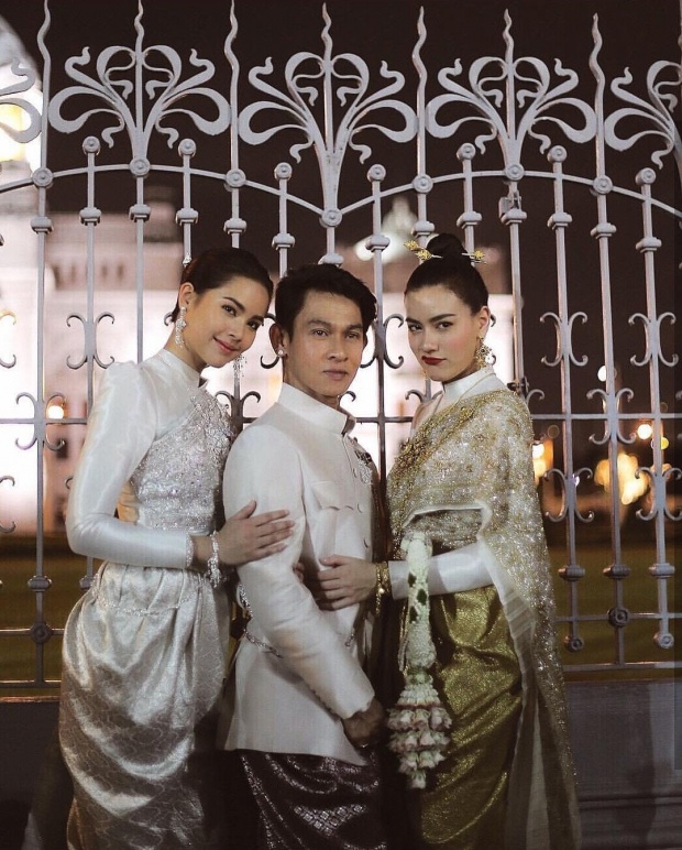 สุดเลอค่า แม่หญิง ญาญ่า-คิมมี่ นุ่งโจง-ห่มสไบ งามตะลึงทั้งพระนคร