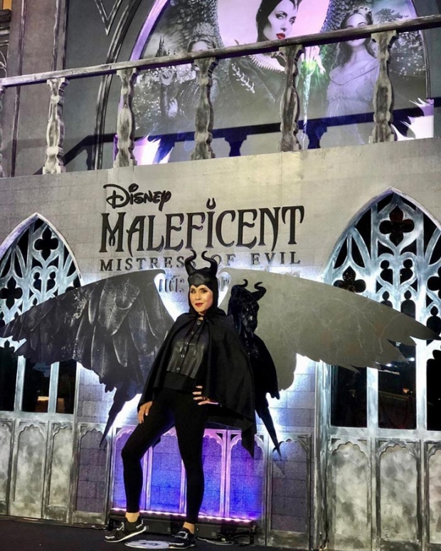  ทูลกระหม่อมหญิงอุบลรัตนฯ ทรงฉลองพระองค์ในชุด Maleficent รับฮาโลวีน พร้อมแฮชแท็ก #ไม่ว่างไม่ใช่ไม่สวย