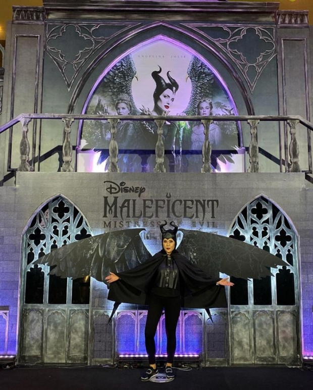  ทูลกระหม่อมหญิงอุบลรัตนฯ ทรงฉลองพระองค์ในชุด Maleficent รับฮาโลวีน พร้อมแฮชแท็ก #ไม่ว่างไม่ใช่ไม่สวย