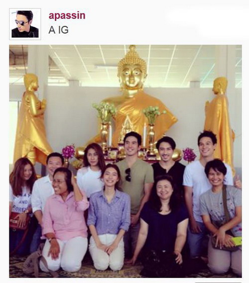 คู่จิ้น โป๊ป+มิว ร่วมถวายองค์พระประธาน@อยุธยา