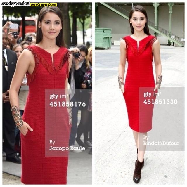 ญาญ่า อุรัสยา in paris fashion week 2014