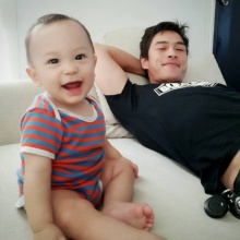 pic :: ปีเตอร์ - น้องแพนเตอร์ หล่อทั้งพ่อ ทั้งลูก เลยจ้า