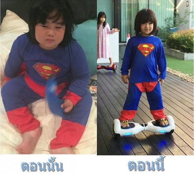 อัยยะ น้องออก้า ลูกพ่อเปิ้ล แม่จูน พุงยุบ ผอมแล้ว