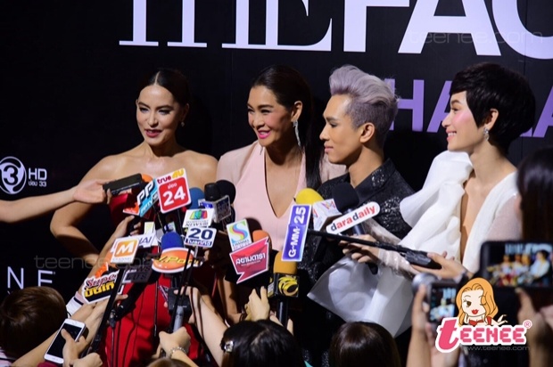 ภาพแถลงข่าว The Face 3 พร้อมด้วย ลูกเกด-บี-มาช่า เปิดตัวสุดอลังการ