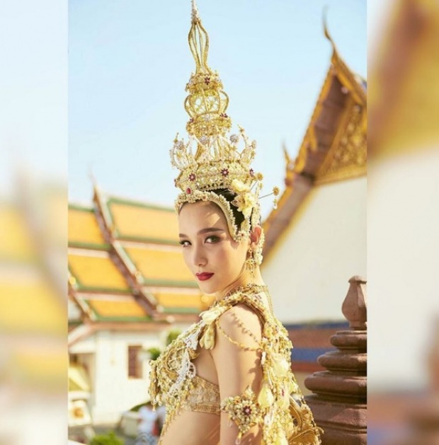 ดาวล้านดวง! ‘น้องโม’ อวดชุดประจำชาติ พร้อมขึ้นประกวด Miss International Queen