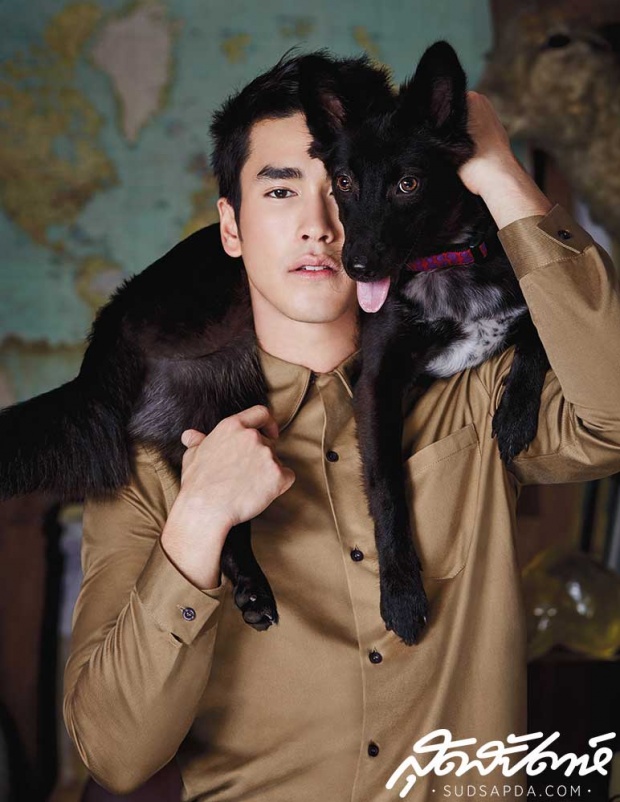 โอ๊ยยย ! เห็นแล้วเจ๊หวั่นไหว ณเดชน์ กับ น้องหมาตัวโปรด