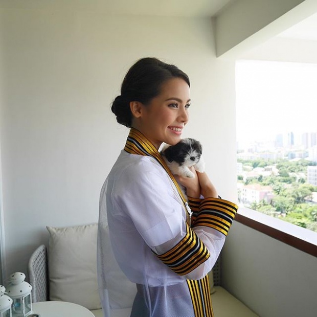 น่ารัก น่าเอ็นดู!  พี่ญาญ่า กับ น้องหมา ที่ชื่อยาวมากก