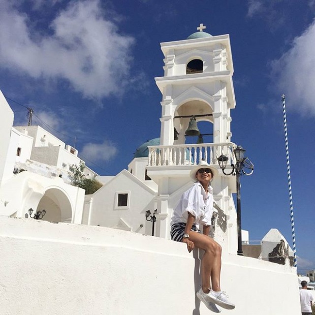 ส่องภาพสวย ๆของกาละแมร์ @Santorin Grece