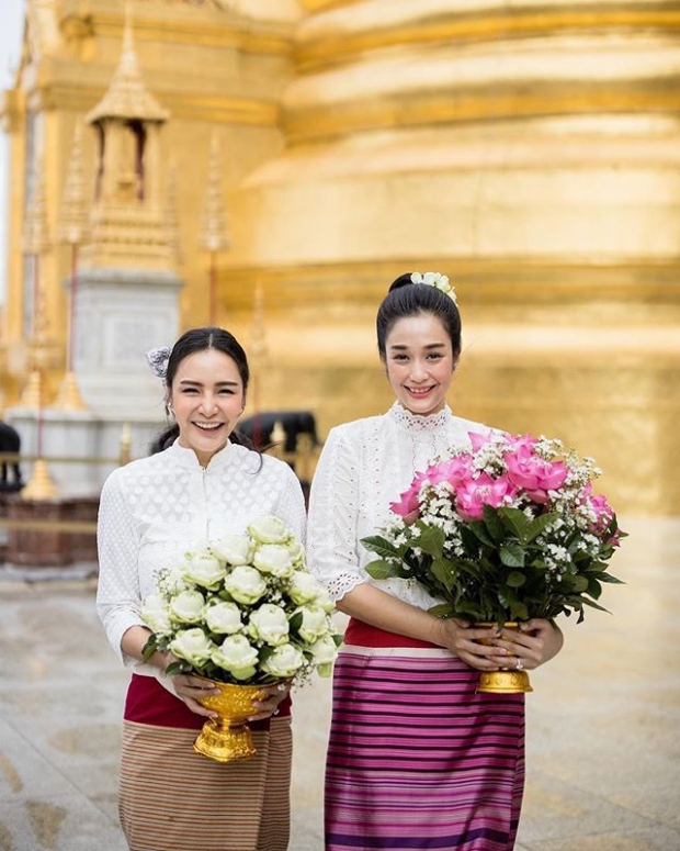 “กระแต ศุภักษร” ควงคู่ลูกสาว “น้องเจ้าขา”  แต่งชุดไทยล้านนา ร่วมทำบุญวันเกิด “ครีม เปรมสินี”