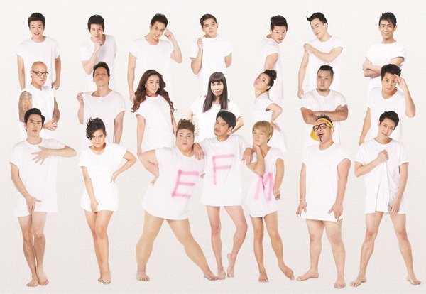 21 ดีเจดัง โชว์หวิวเปิดศักราช ใน EFM Calendar 2014