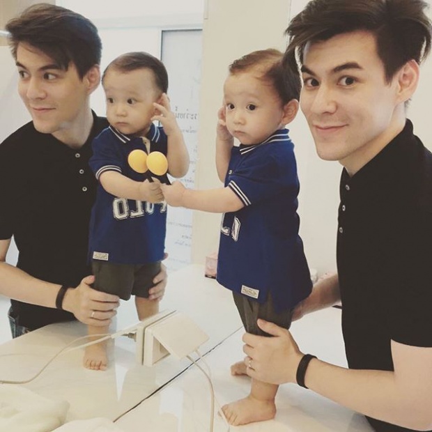 น้องวิลเลี่ยม ลูกชายสุดหล่อของ จอห์น วิญญู โตขนาดนี้แล้วนะ