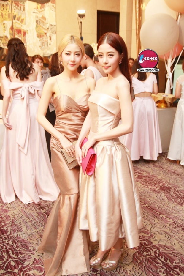 รวมชุดหรูธีม Pink Gold สาวๆในงานแต่ง เบเบ้