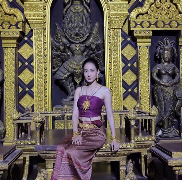 รวมภาพ แต้ว ณฐพร แต่งชุดไทย สวยอลังการสุดๆ