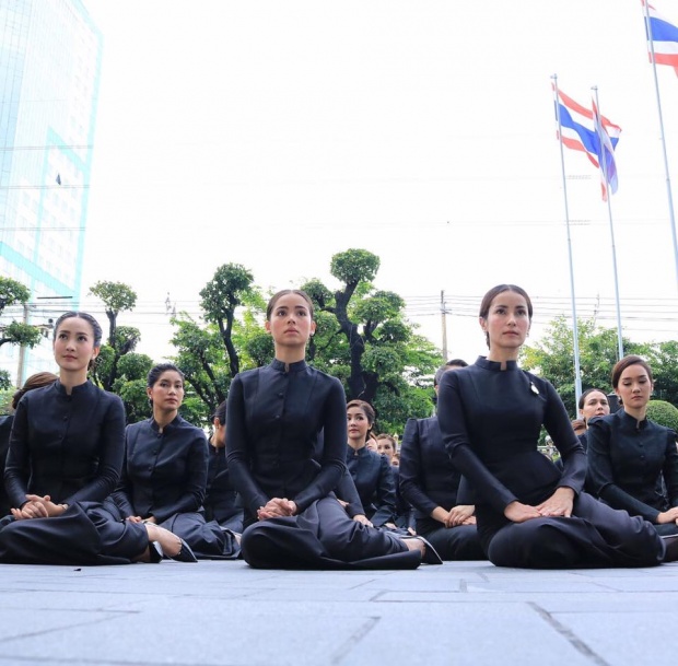 งามแต่โศก แอน-ญาญ่า-แต้ว-มิว และดาราช่อง3ในชุดไทยจิตลดา