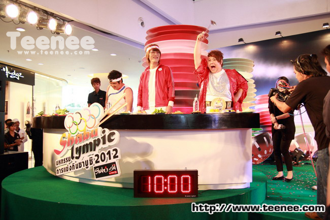 แถลงข่าวงาน "Shabu Lympic มหกรรมการแข่งขันกินชาบูชิ 2012" 