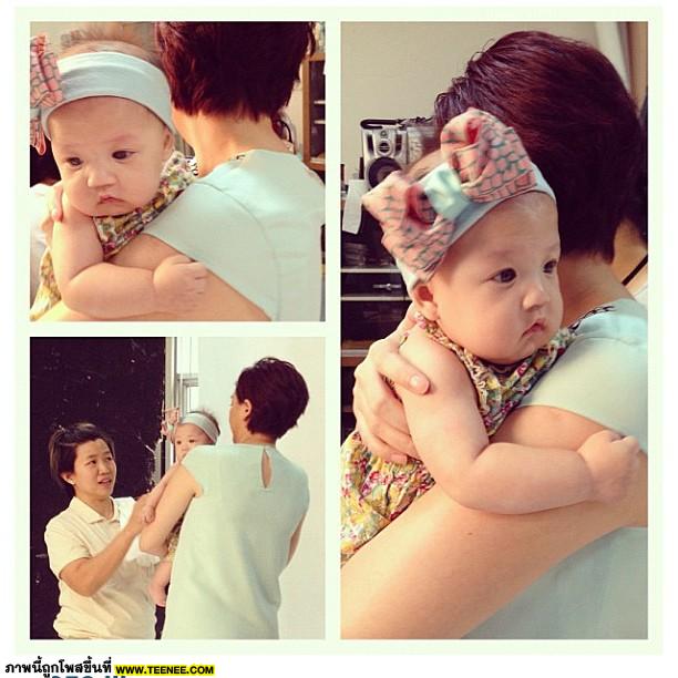 Pic : น้องแสนดี ของแม่ โอ๋ ภัคจิรา