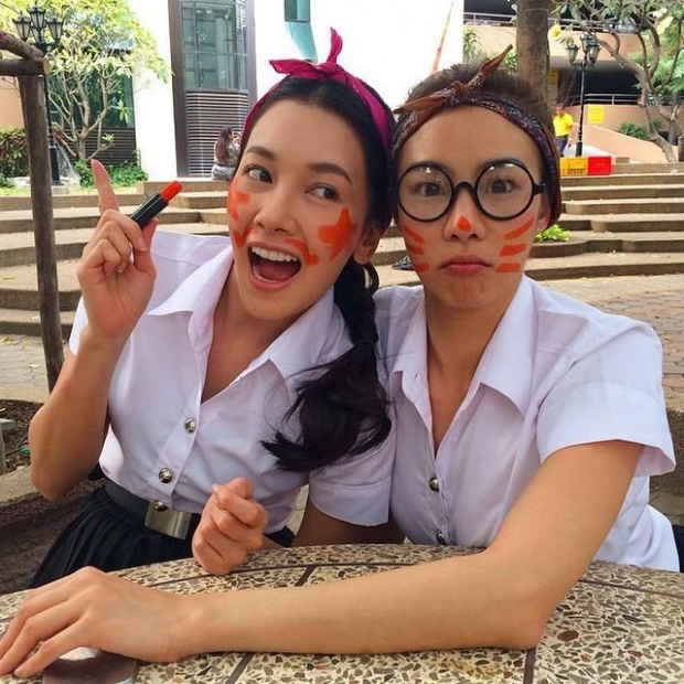 แบ๊วได้อยู่! ‘3สาว นุ่น –ลิเดีย-คริส หอวัง’ในชุดนักศึกษา!