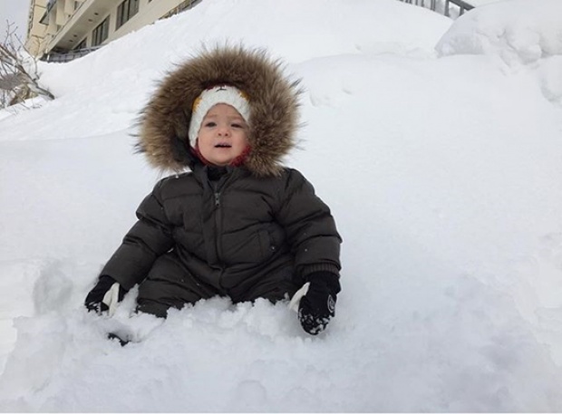 พอลล่า ยกครอบครัวเที่ยวญี่ปุ่น น้องไลลา ลูก้า เล่นหิมะ น่ารักเว่อร์