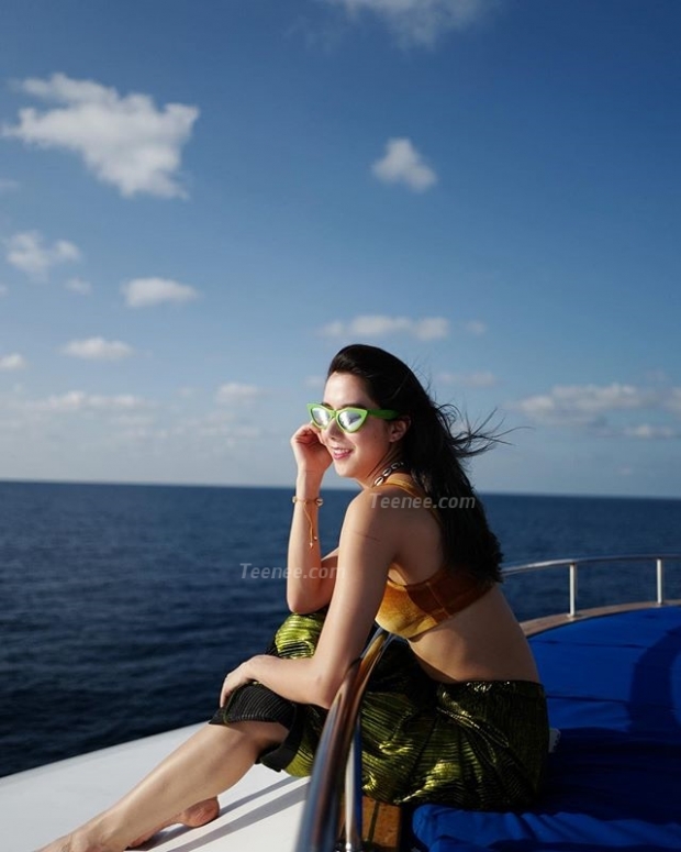 “ไอซ์ อภิษฎา” ขออวดหุ่นสวยรับสงกรานต์ 62  ไกลถึง “Maldives”