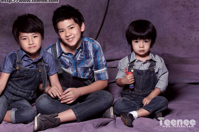 น้องเมลิค ,น้องแม็คและ น้องยอร์ช 