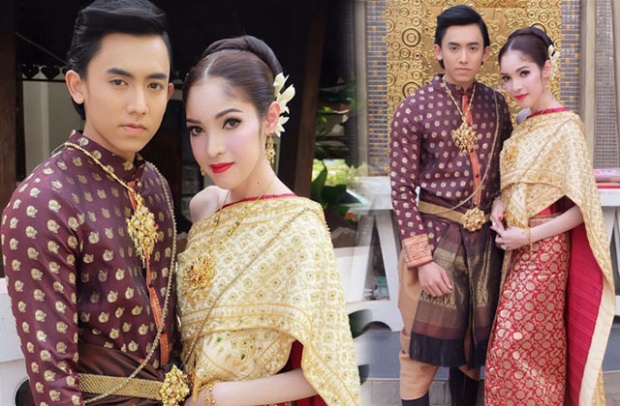 สวยหรูดูแพง เอมมี่ รัชฎา ในชุดไทย ประกบคู่หนุ่มนิรนาม