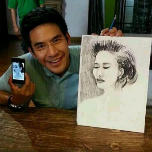 ติสท์ตัวพ่อ! เปิดภาพวาดพี่หมื่นโป๊ป ฝีมือไม่ธรรมดานะออเจ้า