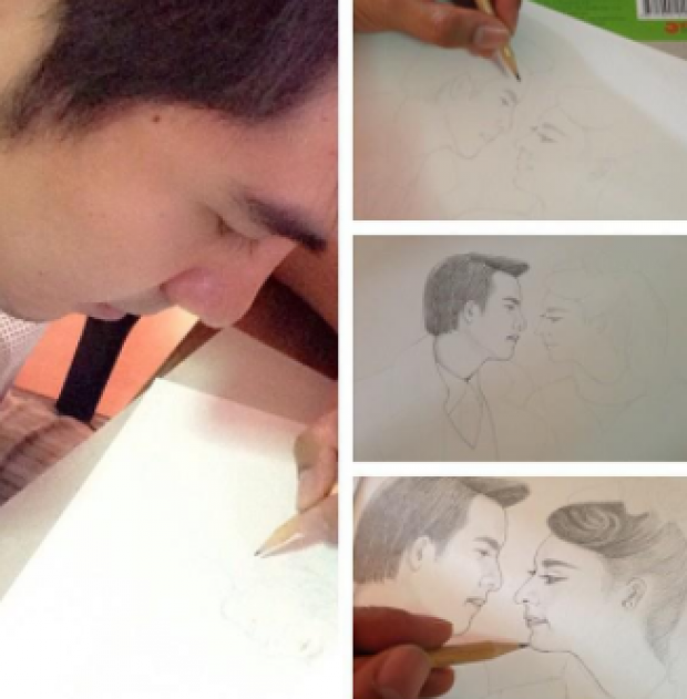 ติสท์ตัวพ่อ! เปิดภาพวาดพี่หมื่นโป๊ป ฝีมือไม่ธรรมดานะออเจ้า