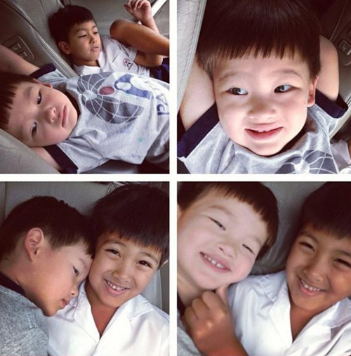 แหม่ม คัทลียา กับภาพน่ารักๆ ของลูกทั้งสาม