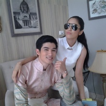 Pic : ตูมตาม - พิ้งกี้ สวยหล่อกับอิริยาบถสุดชิล @IG