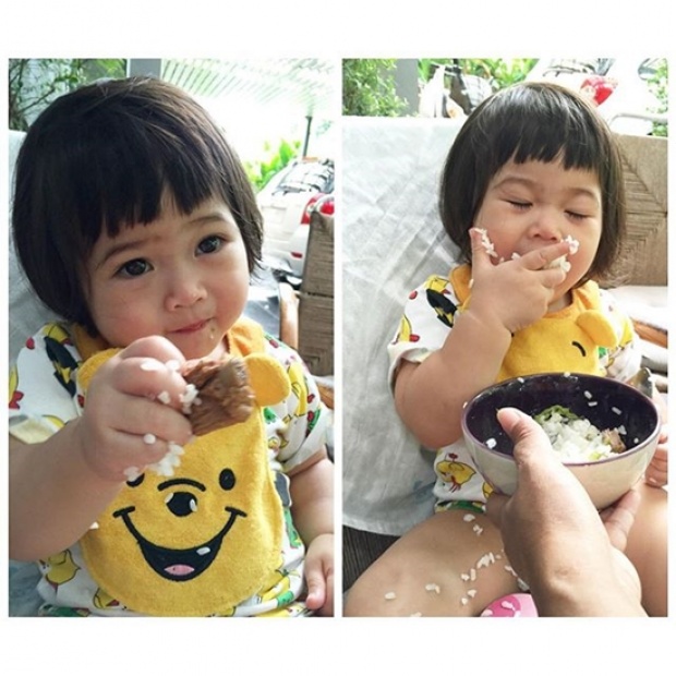 แอร๊ยยย ! น้องนามรูป ลูกสาวตัวน้อยของ ไก่ มีสุข บอกเลยน่ารักอะ