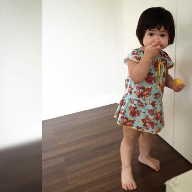 แอร๊ยยย ! น้องนามรูป ลูกสาวตัวน้อยของ ไก่ มีสุข บอกเลยน่ารักอะ