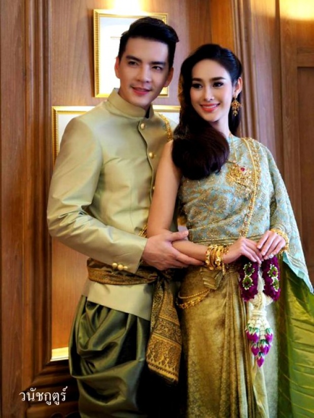 พรีเวดดิ้งรึเปล่า!? นิว - นาว สวยหล่อในชุดไทย...