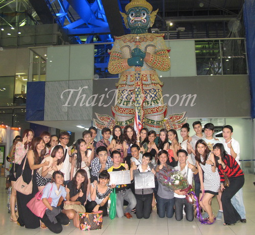 นัท the star เดินทางไปประกวดที่จีน