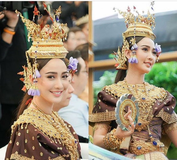 แต้ว งามดุจนางในวรรณคดี สวมบทบาท‘นางสงกรานต์มโหธรเทวี’(คลิป)